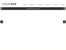 Tablet Screenshot of cold-ray.com